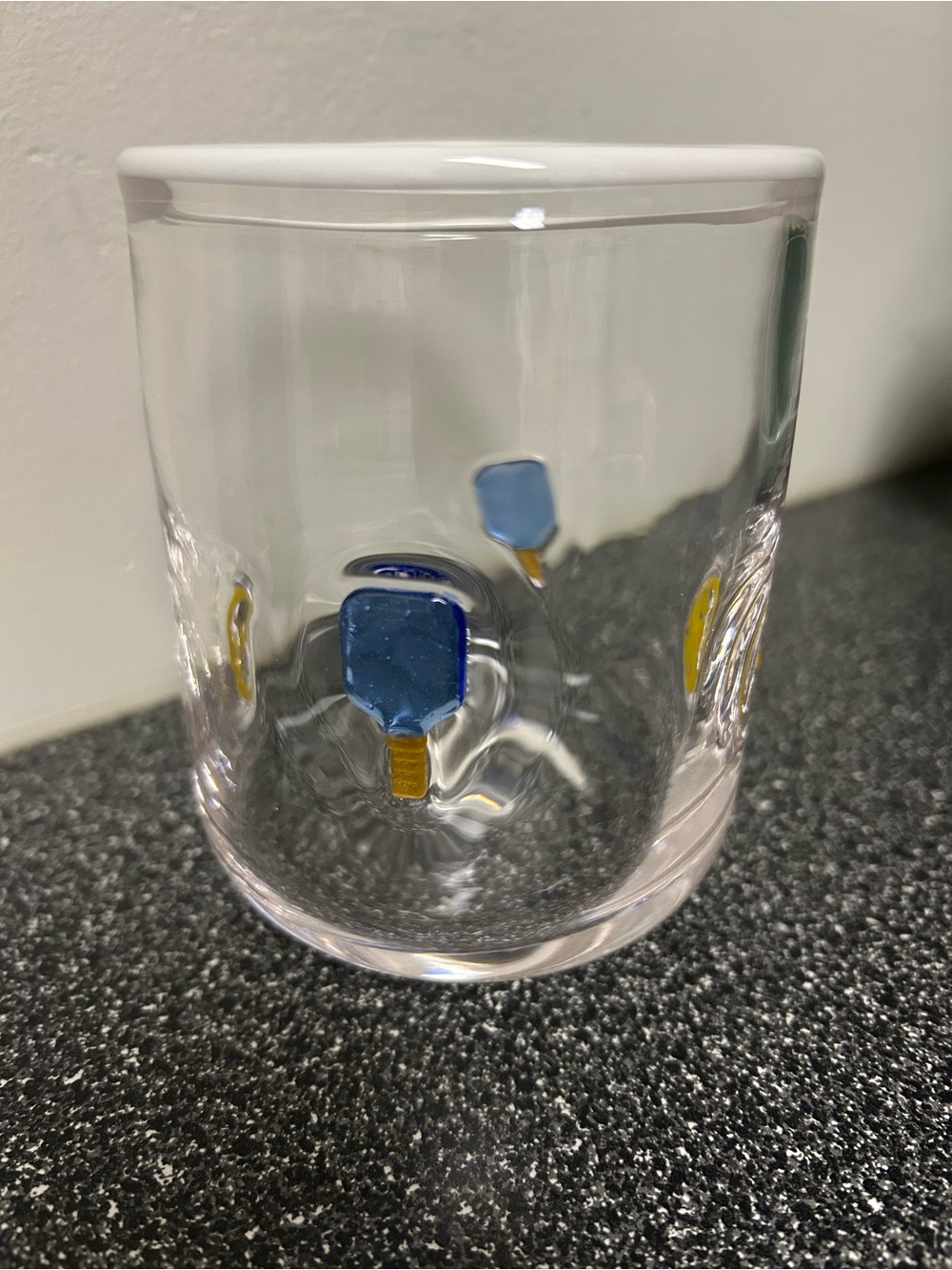 Anthropologie Pickleball Icon Glass - Picture 2 of 3